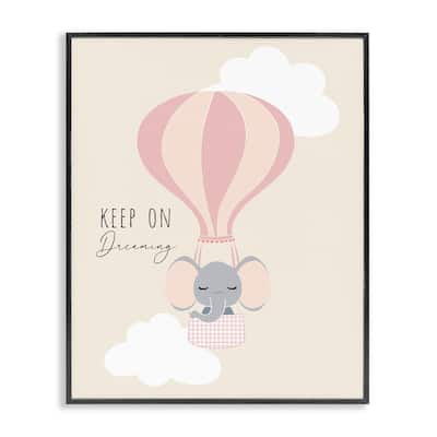Stupell Inspiring Keep On Dreaming Framed Giclee Art Design By Chen Alyesh