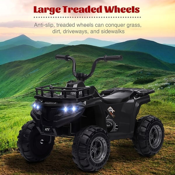 Kids Ride On ATV, 12V Battery Powered Electric Vehicle