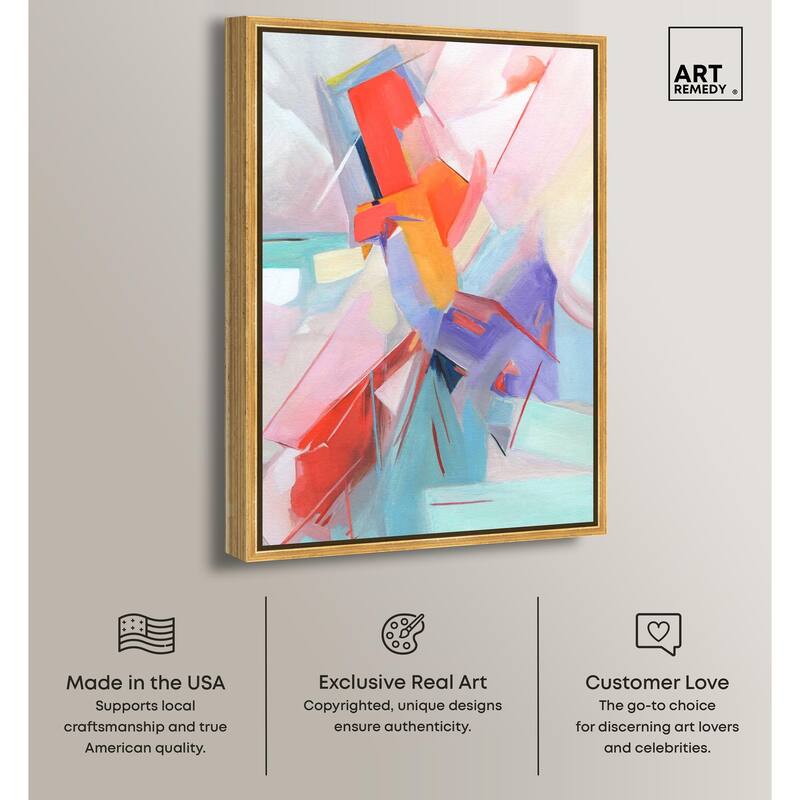Give Joy I Canvas by Art Remedy