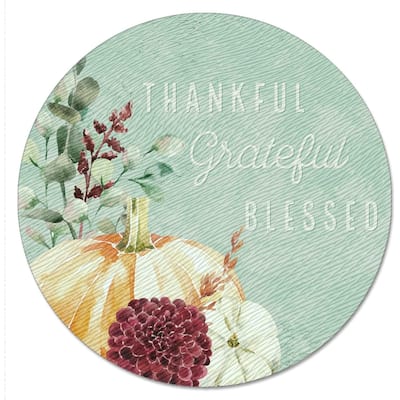 Grateful 4mm Heat Tolerant Tempered Glass Lazy Susan Turntable 13" Round Condiment Caddy Cake Plate Pizza Stand