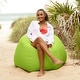 preview thumbnail 40 of 55, Jaxx Kiss Outdoor Patio Bean Bag Chair Lime