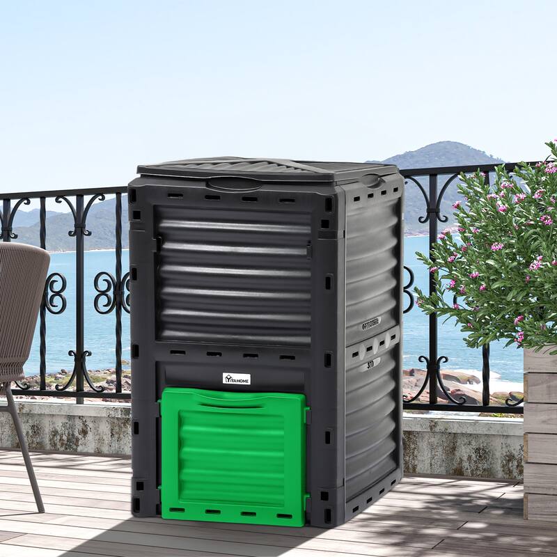 80 Gal. Plastic Outdoor Stationary Composter - Vinyl