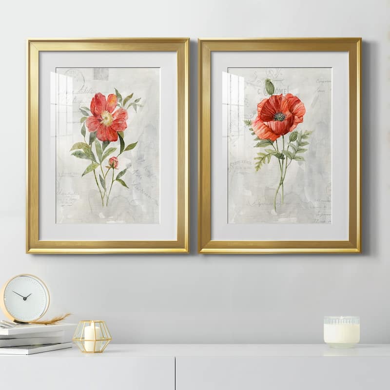 Linen Peony Premium Framed Print - Ready to Hang