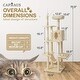 preview thumbnail 2 of 5, 70" Cat Tree with Hammock, Modern Multi-Level Cat Climbing Play Tower with Top Perch, Cat Activity Tree with Scratching Posts