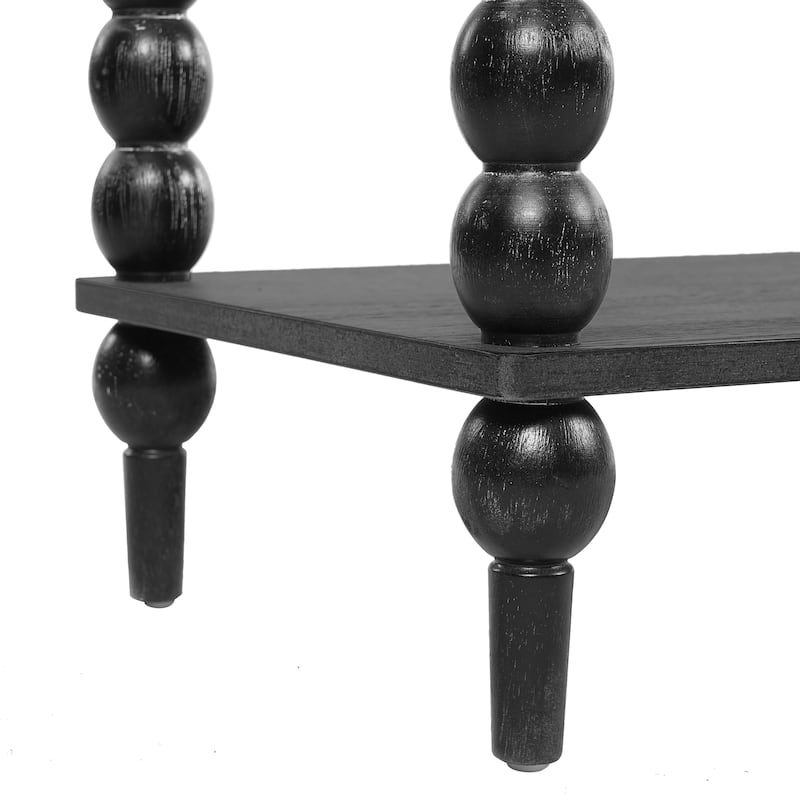 Christopher Knight Home - Duvall Retro Wood Console Table with Artistic Column Details