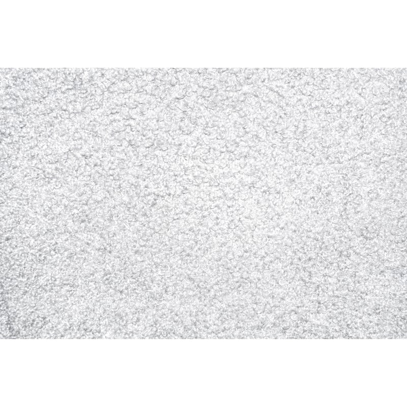 Modern Style 1pc Bed Set Scalloped Tufting Headboard Tapered Legs White Finish Bedroom Furniture