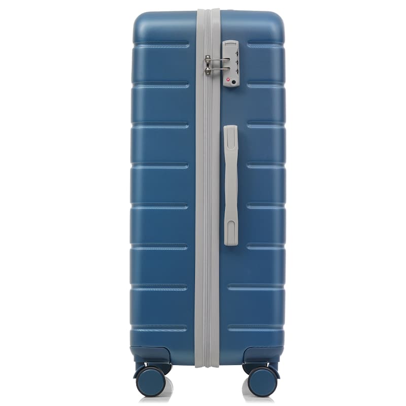 3-Piece, 20, 24, 28-Inch Modern Premium Luggage with TSA Lock and 360° Spinner Wheels, for Boarding Travel, Blue