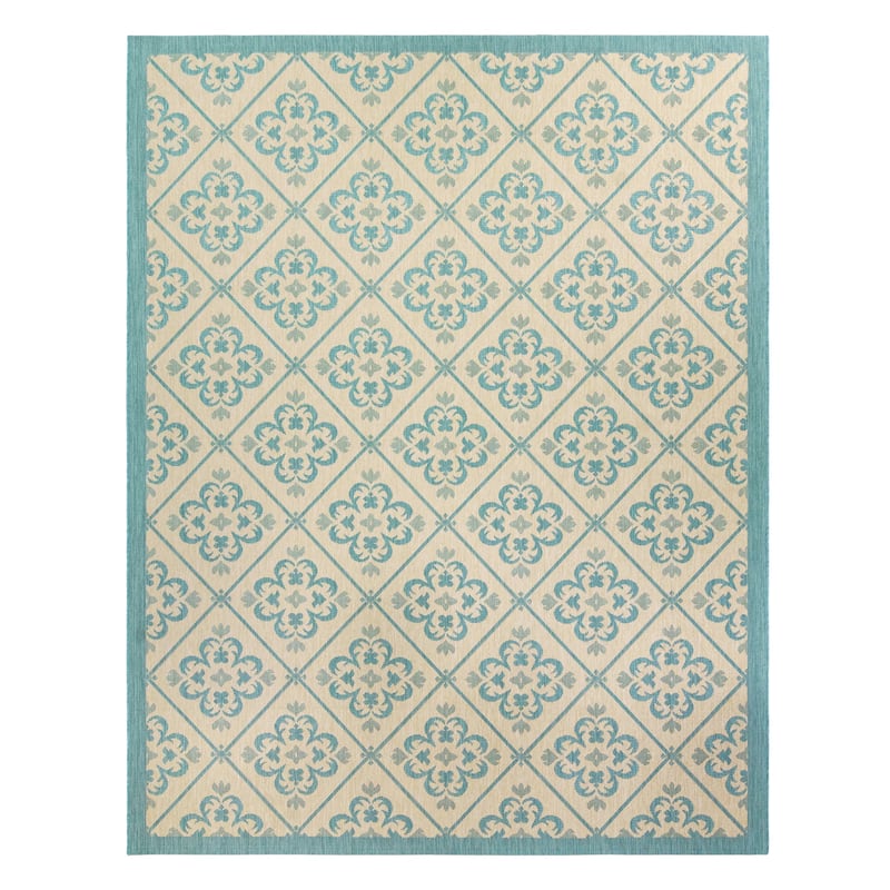 Gertmenian Solterra Bohemian Moroccan Global Weather Resistant Polypropylene Flatweave Indoor/ Outdoor Area Rug Collection