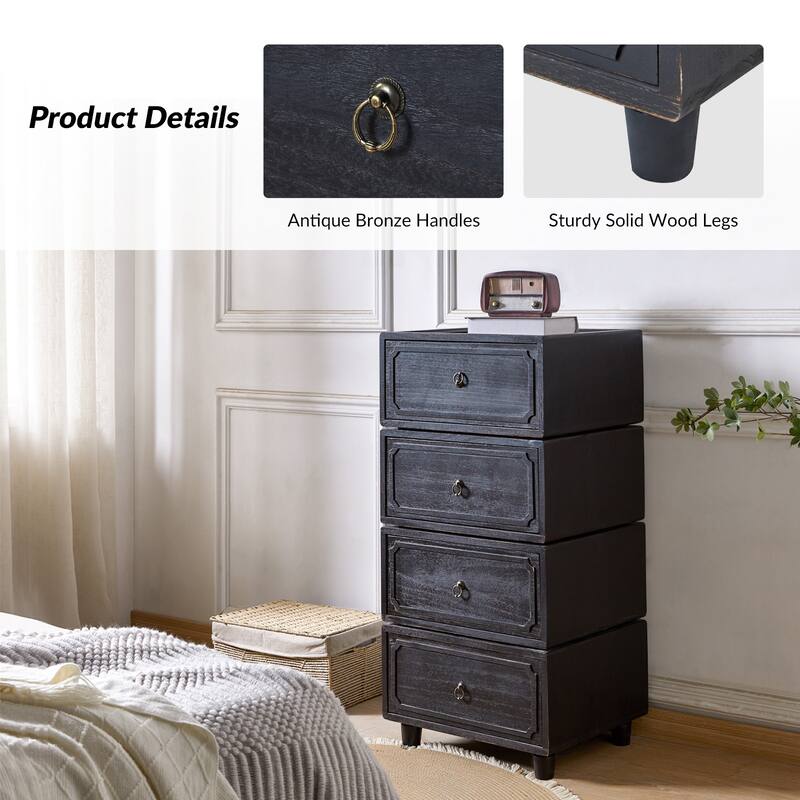 Greg Transitional 2 - Drawer Nightstand with Multiple Configurations Set of 2 by HULALA HOME