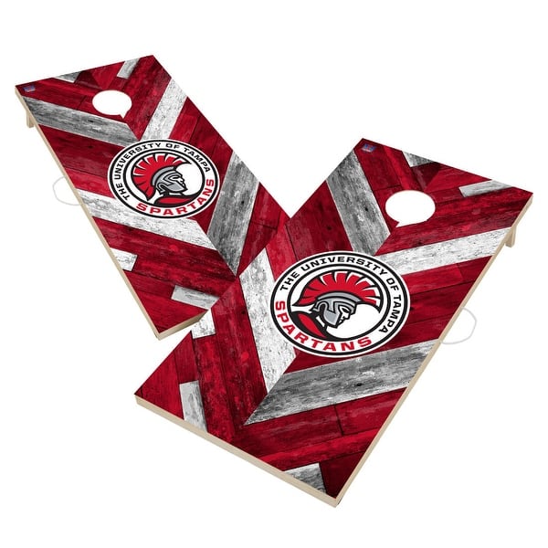 slide 2 of 6, Tampa Spartans Cornhole Board Set 16 Years and Up