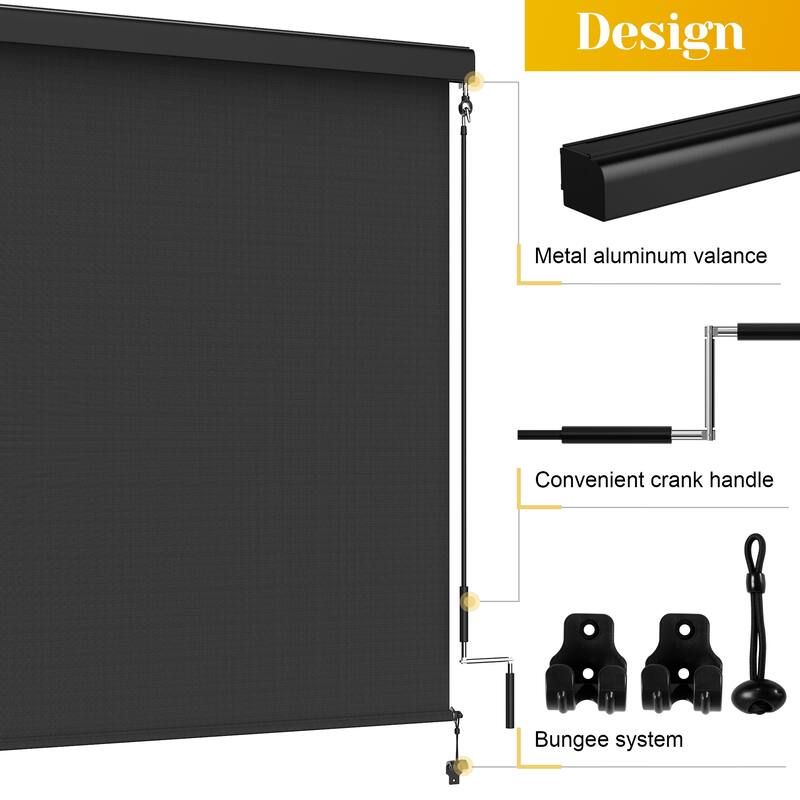 8' x 8' Outdoor Roller Shades