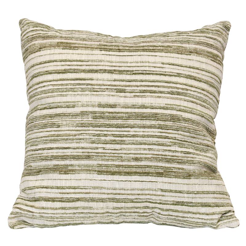 Harp & Finial Catalina Basil Pillow - Down Insert - Green