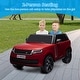 preview thumbnail 3 of 5, Ride On Car Licensed Land Rover w/Remote Control Dark Red - Dark Red
