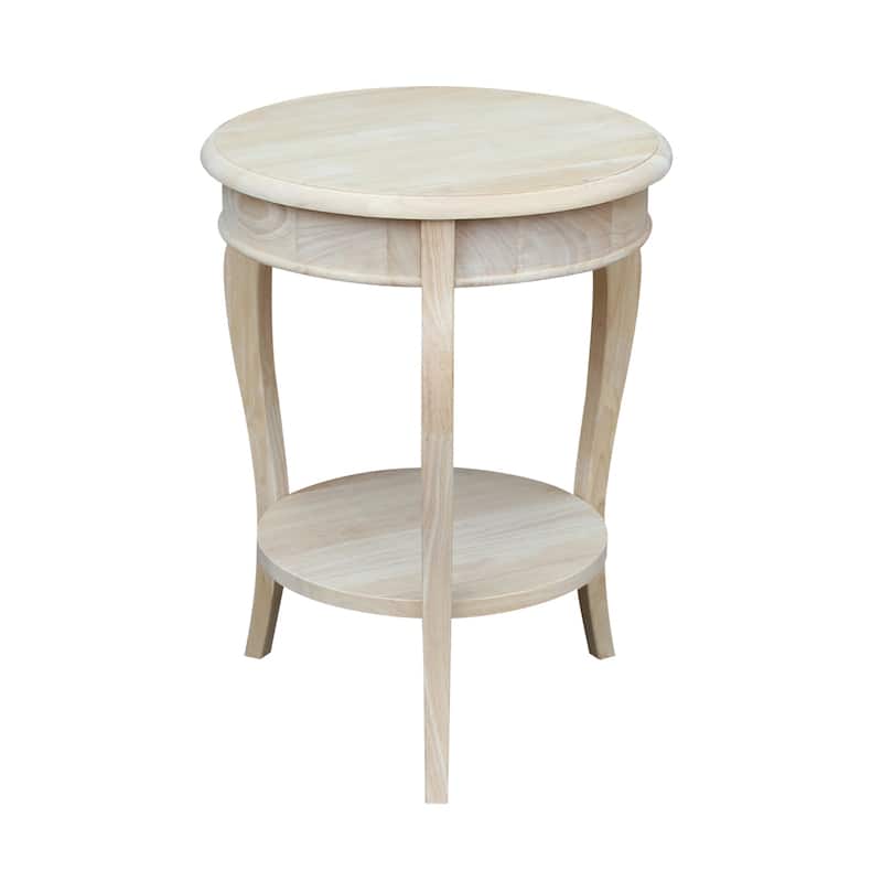 Cambria Round End Table - Unfinished