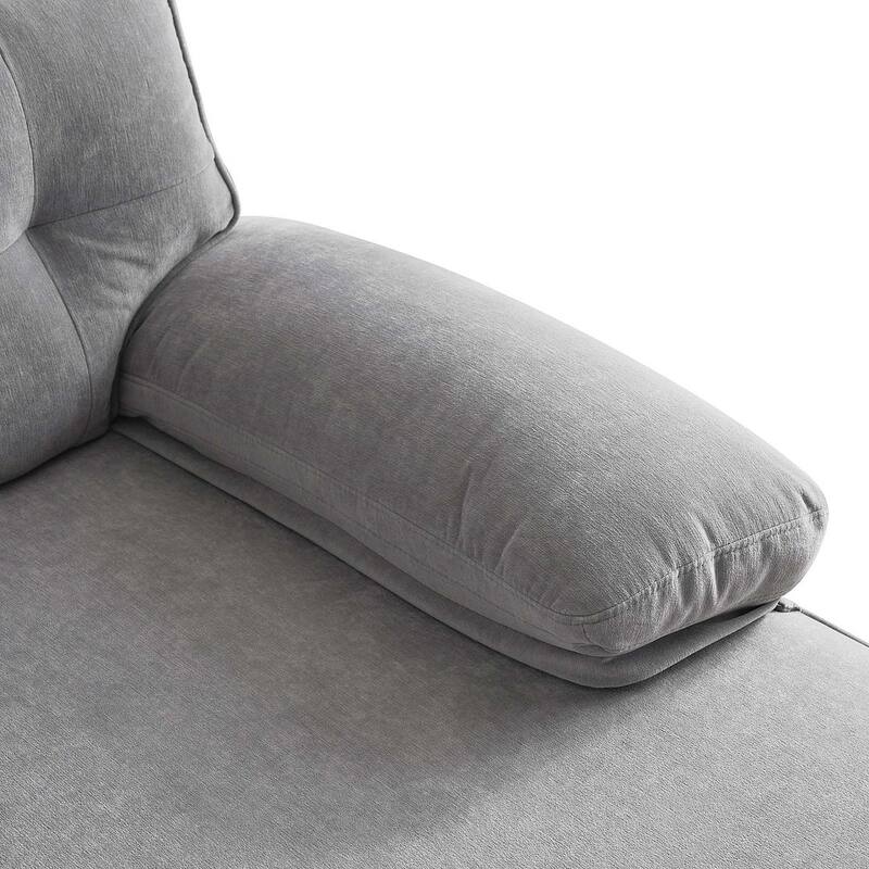 L-Shaped 3-Seat Indoor Modular Sofa