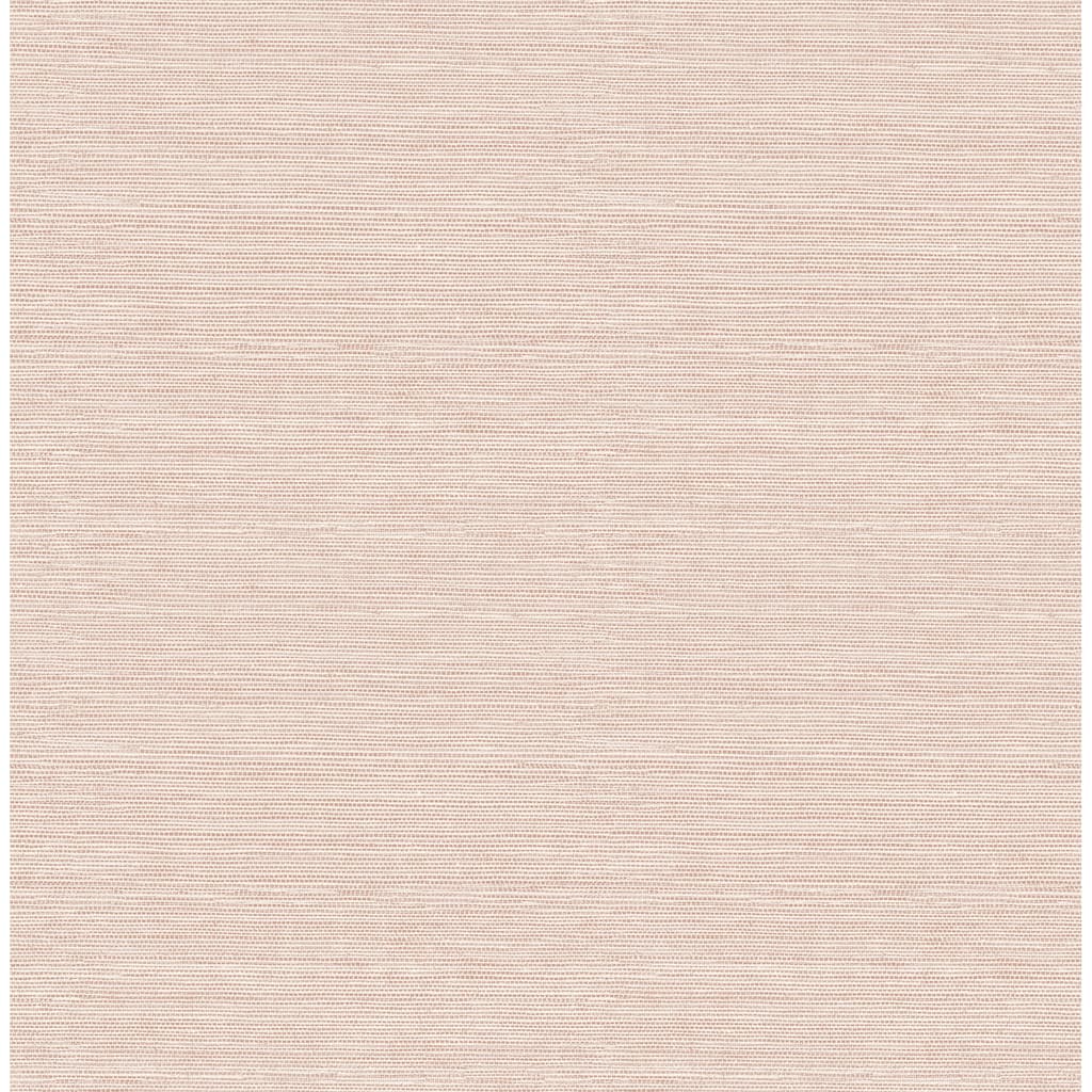 A-Street Prints Agave Light Pink Faux Grasscloth Wallpaper