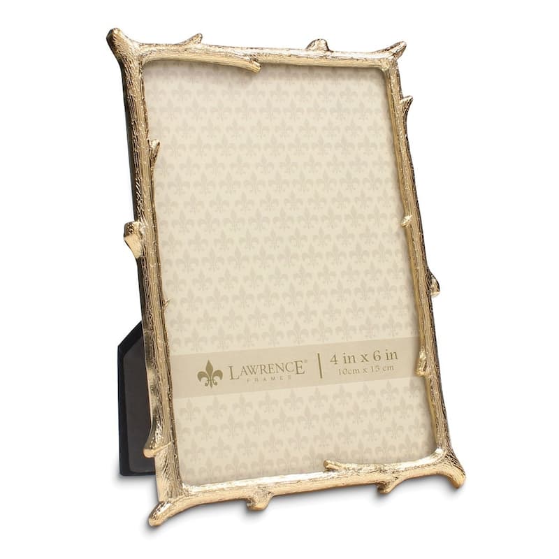 Curata Gold-Tone Metal 5x7 Branch Photo Frame