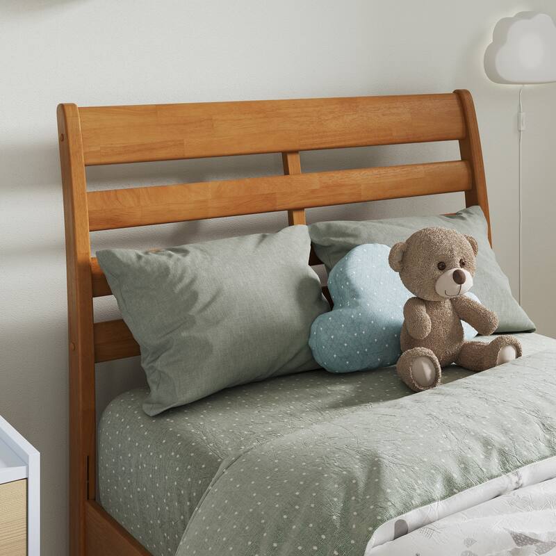 Emelie Platform Bed with Panel Footboard and Twin Trundle