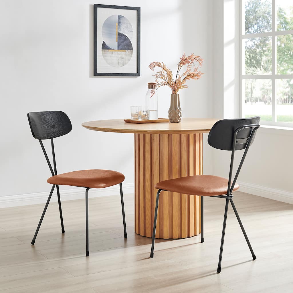 NPD Furniture Elise PU Dining Side Chair (Set of 4)