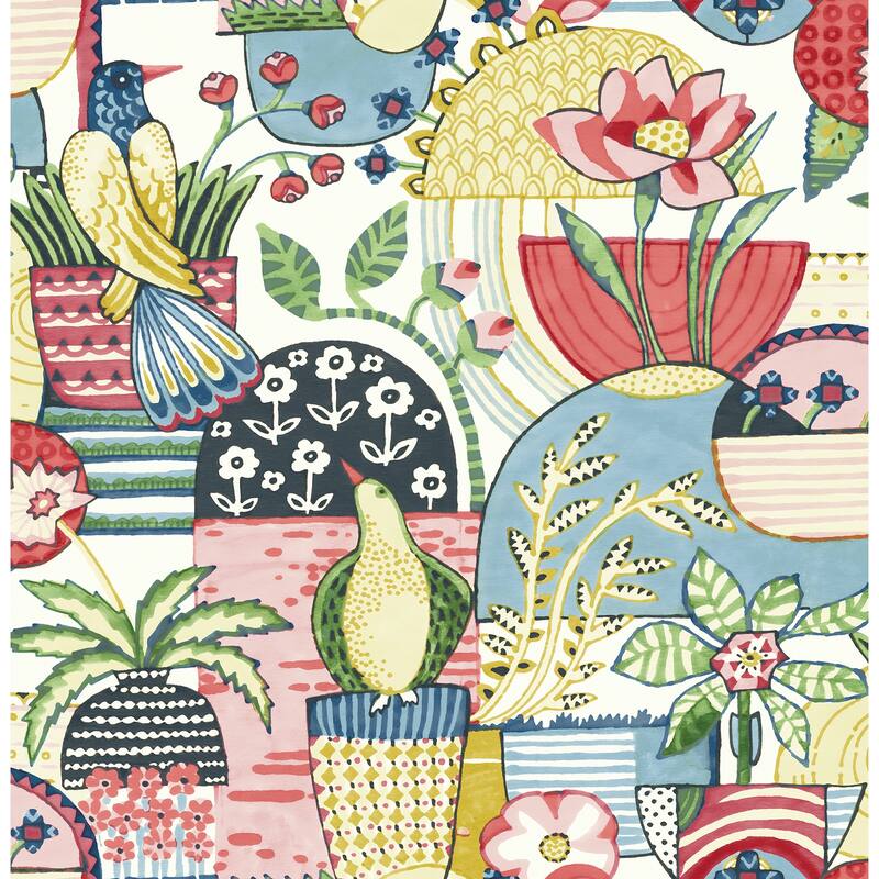 Caroline et Bettina Multi Avriel Peel & Stick Wallpaper