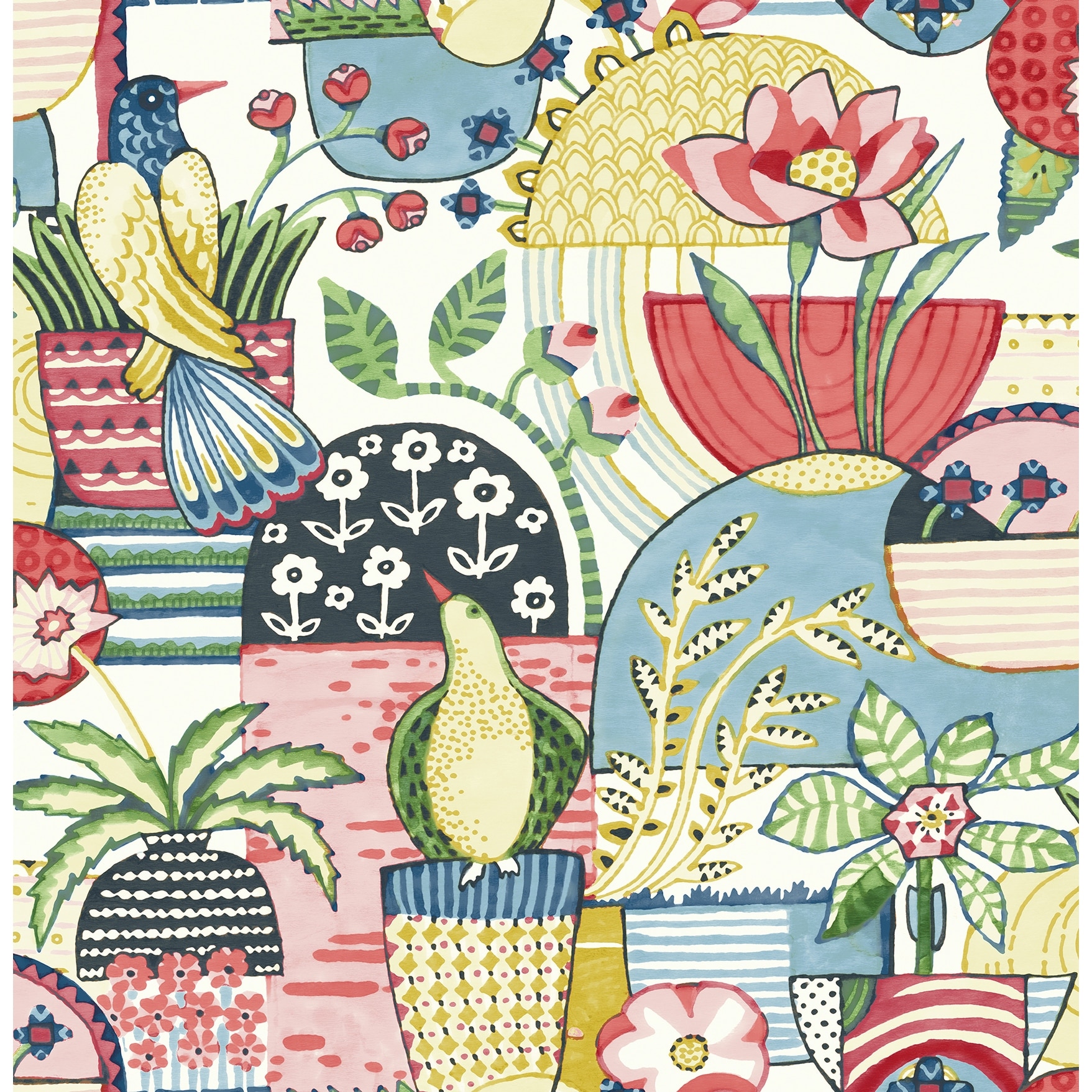Caroline et Bettina Multi Avriel Peel & Stick Wallpaper