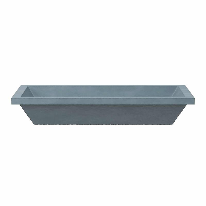 Native Trails NSL3115 NativeStone 31" Rectangular Concrete Undermount