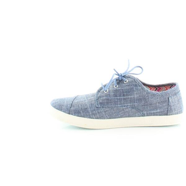 Shop Toms Classic Women S Flats Oxfords Blue Metallic Linen 6 Free Shipping On Orders Over 45 Overstock 21554298