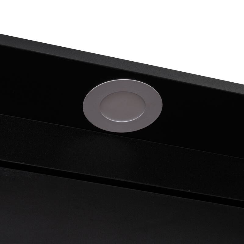 Modern Queen Murphy Bed with Sofa & Storage Shelves, Space-Saving Wall Bed with Integrated LED Lights