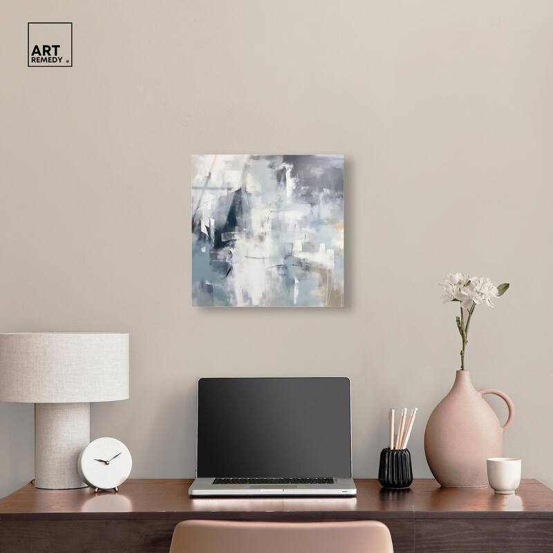 Enigma of Blue Acrylic by Art Remedy, Ready to Hang