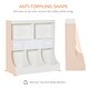 preview thumbnail 5 of 16, Kids Bookcase with Drawers and Toy Storage
