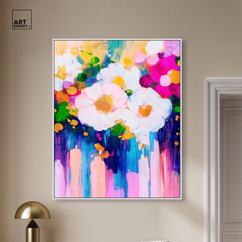 Contrast of Purity II Canvas by Art Remedy