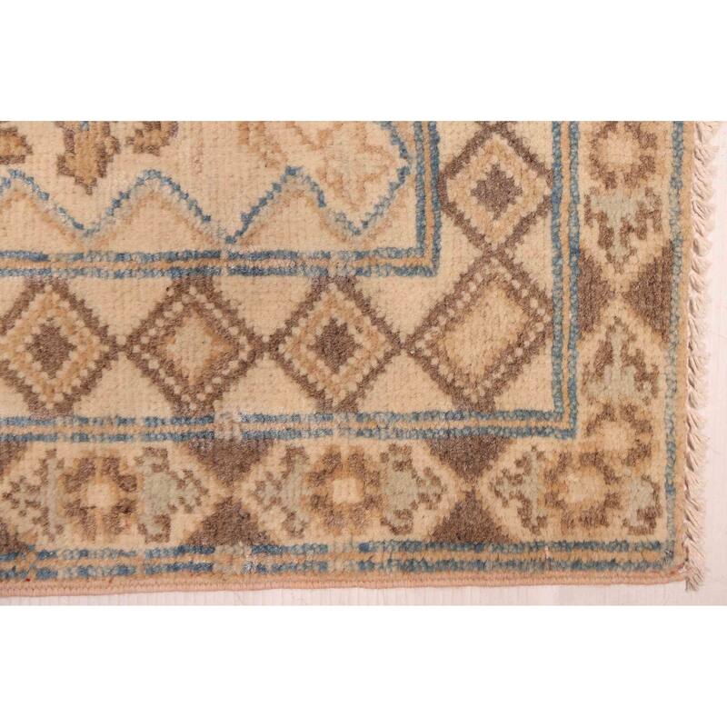 ECARPETGALLERY Hand-knotted Finest Ghazni Brown Wool Rug - 9'0 x 12'4