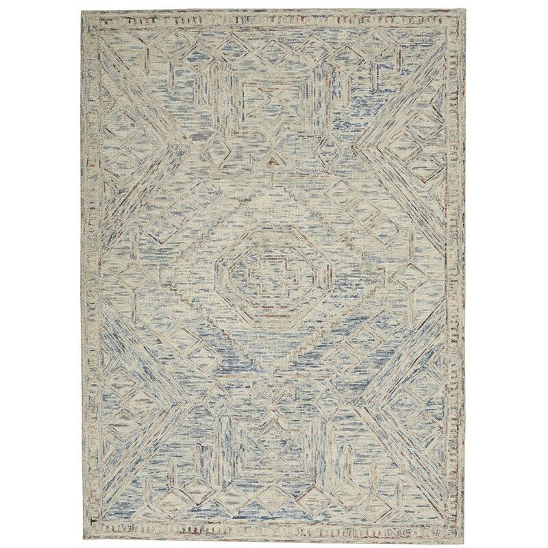 Power Loomed Geometric Modern Soft Area Rug - 69' X '45' X '0.5