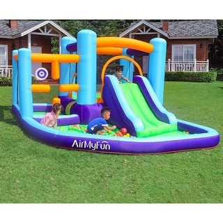 Inflatable Bounce House, Bouncer & Slide with Air Blower,with Ball Pool and Carry Bag