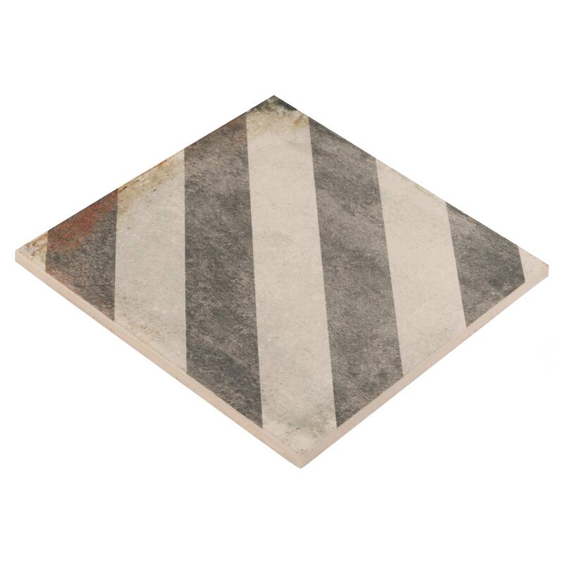 Merola Tile D'Anticatto Decor Obliqua 8-3/4" x 8-3/4" Porcelain Floor and Wall Tile
