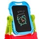 preview thumbnail 2 of 9, 2-in-1 Kids Art Easel Double-Sided Magnetic Whiteboard Chalkboard Rotating - Multi