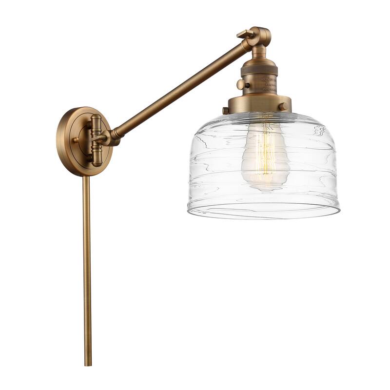 Innovations Lighting Bell - 1 Light 8" Swing Arm - 8" Shade - Plug In or Hardwired