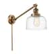 Option Brushed Brass / Clear Deco Swirl