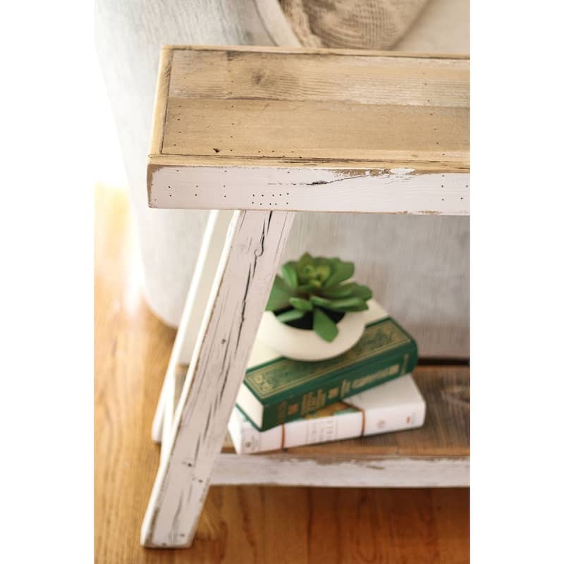 White Combo Aztec Accent table