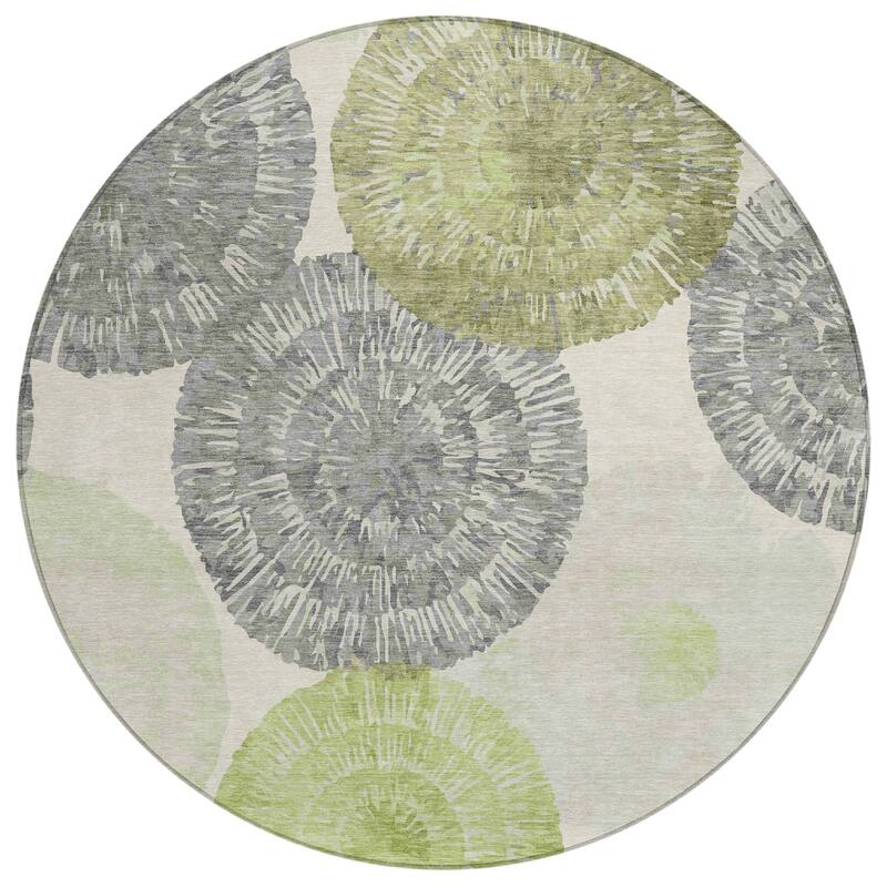 Machine Washable Indoor/ Outdoor Contemporary Devaughn Chantille Rug