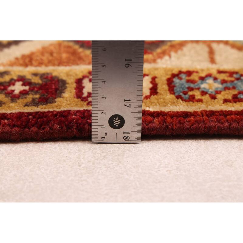 ECARPETGALLERY Hand-knotted Finest Agra Jaipur Multi Color Wool Rug - 2'4 x 8'5