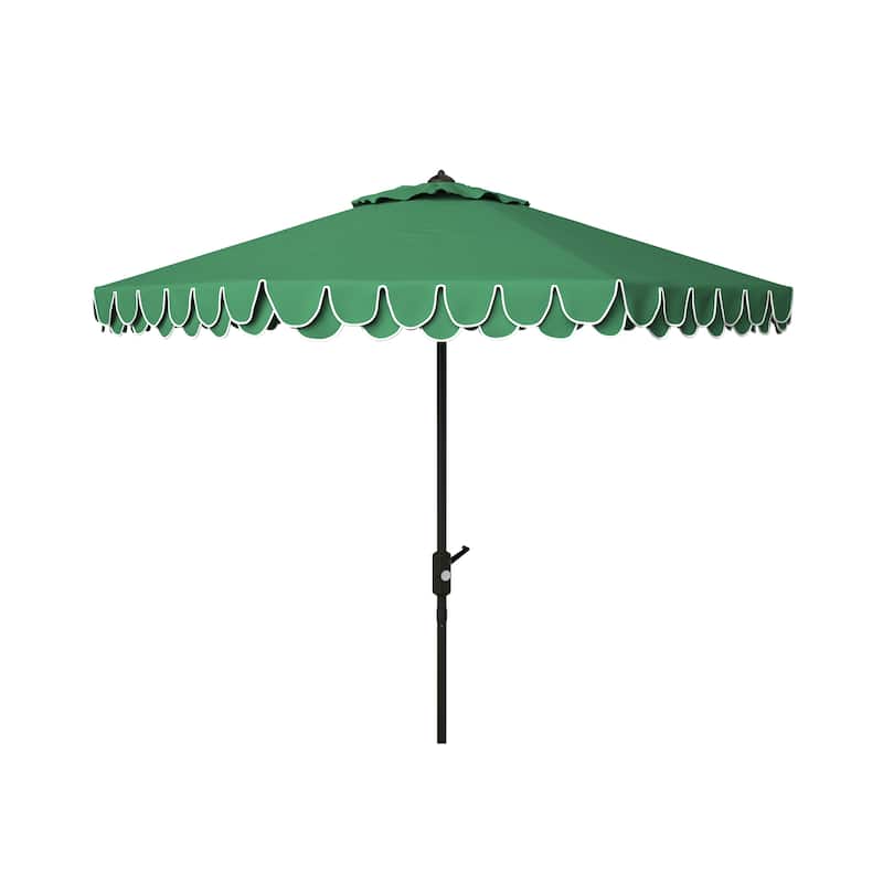 SAFAVIEH Gebbine Elegant 9-Foot Umbrella - Hunter Green