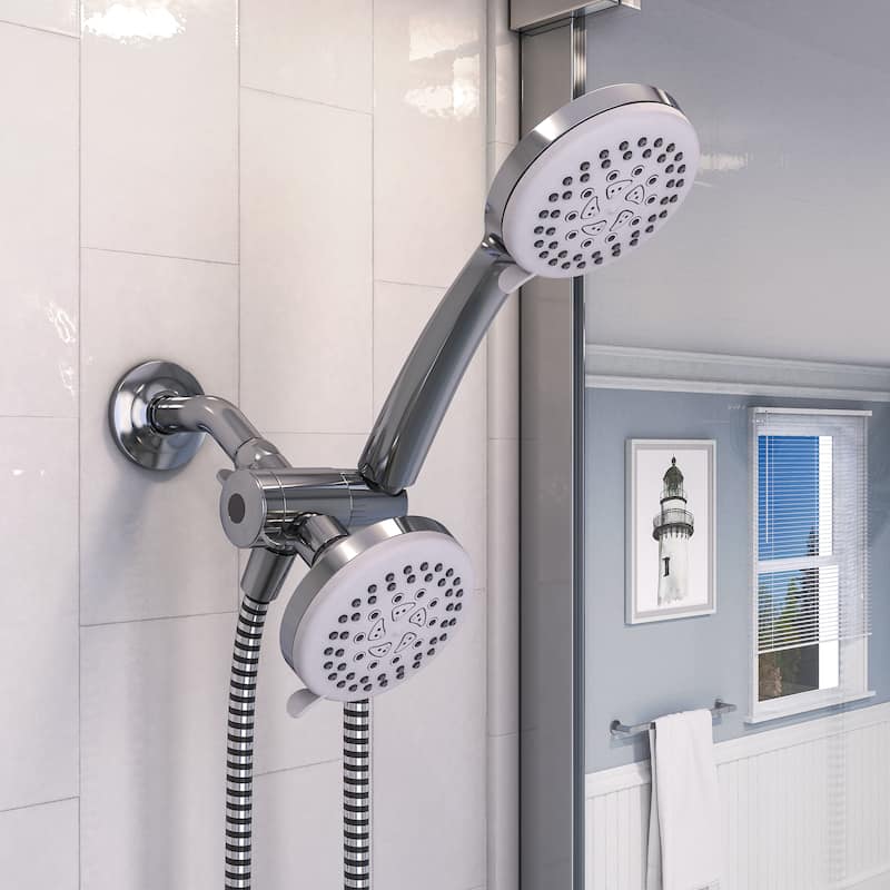 Keeney K751 Stylewise 5 Function, 3 Way Shower Head Kit - 3.85"