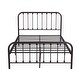 preview thumbnail 14 of 39, Alazyhome Sturdy Metal Platform Bed Frame