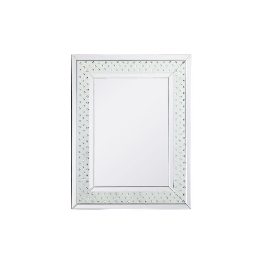 Elegant Lighting MR912836 Sparkle 28" W x 36" H Rectangular Framed