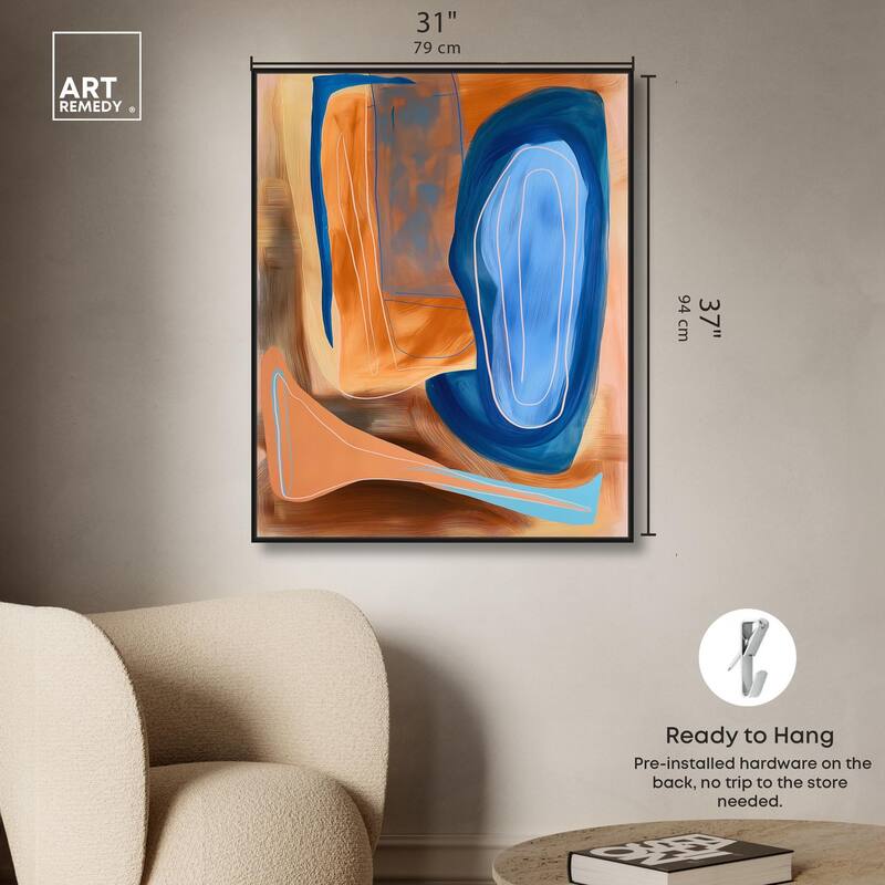 An Abstract Oil I Canvas by Art Remedy