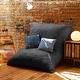preview thumbnail 60 of 95, Jaxx 5.5' Huge Bean Bag Floor Pillow and Lounger for Adults - Microsuede