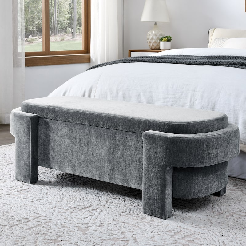 Upholstered Bench with Large Storage Space for the Living Room,Entryway and Bedroom