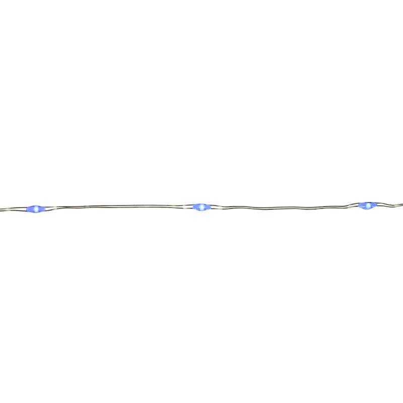 20-Count Blue LED Micro Fairy Christmas Lights - 6ft, Copper Wire