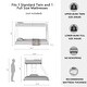 preview thumbnail 5 of 7, Same as Adam Twin Over Full Metal Bunk, No Box Spring Needed Easy Assembly White